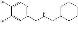 (cyclohexylmethyl)[1-(3,4-dichlorophenyl)ethyl]amine 结构式