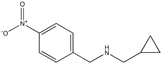 (cyclopropylmethyl)[(4-nitrophenyl)methyl]amine 结构式