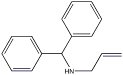 (diphenylmethyl)(prop-2-en-1-yl)amine 结构式