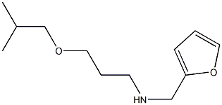 (furan-2-ylmethyl)[3-(2-methylpropoxy)propyl]amine 结构式