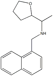 (naphthalen-1-ylmethyl)[1-(oxolan-2-yl)ethyl]amine 结构式