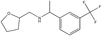 (oxolan-2-ylmethyl)({1-[3-(trifluoromethyl)phenyl]ethyl})amine 结构式