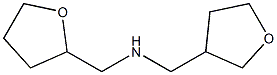 (oxolan-2-ylmethyl)(oxolan-3-ylmethyl)amine 结构式