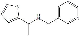 (pyridin-3-ylmethyl)[1-(thiophen-2-yl)ethyl]amine 结构式