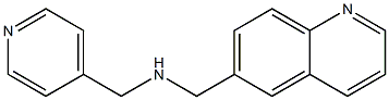 (pyridin-4-ylmethyl)(quinolin-6-ylmethyl)amine 结构式