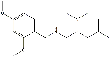 [(2,4-dimethoxyphenyl)methyl][2-(dimethylamino)-4-methylpentyl]amine 结构式