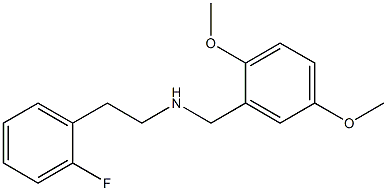 [(2,5-dimethoxyphenyl)methyl][2-(2-fluorophenyl)ethyl]amine 结构式