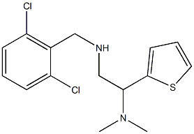 [(2,6-dichlorophenyl)methyl][2-(dimethylamino)-2-(thiophen-2-yl)ethyl]amine 结构式