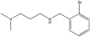 [(2-bromophenyl)methyl][3-(dimethylamino)propyl]amine 结构式