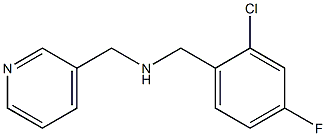 [(2-chloro-4-fluorophenyl)methyl](pyridin-3-ylmethyl)amine 结构式