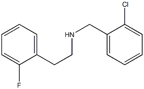 [(2-chlorophenyl)methyl][2-(2-fluorophenyl)ethyl]amine 结构式