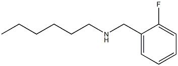[(2-fluorophenyl)methyl](hexyl)amine 结构式