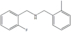 [(2-fluorophenyl)methyl][(2-methylphenyl)methyl]amine 结构式