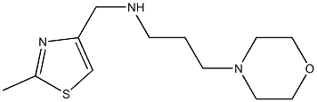 [(2-methyl-1,3-thiazol-4-yl)methyl][3-(morpholin-4-yl)propyl]amine 结构式