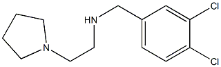 [(3,4-dichlorophenyl)methyl][2-(pyrrolidin-1-yl)ethyl]amine 结构式