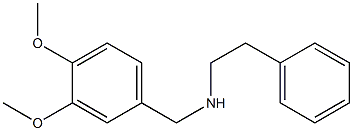 [(3,4-dimethoxyphenyl)methyl](2-phenylethyl)amine 结构式