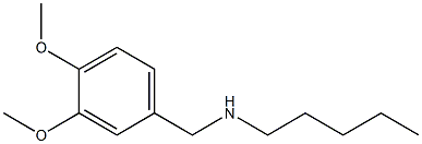 [(3,4-dimethoxyphenyl)methyl](pentyl)amine 结构式
