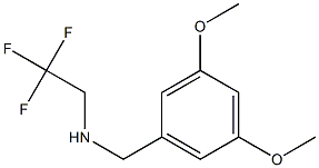[(3,5-dimethoxyphenyl)methyl](2,2,2-trifluoroethyl)amine 结构式