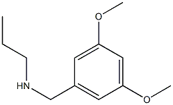 [(3,5-dimethoxyphenyl)methyl](propyl)amine 结构式