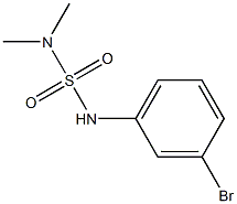 [(3-bromophenyl)sulfamoyl]dimethylamine 结构式