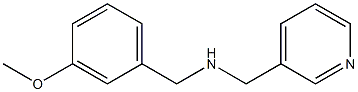 [(3-methoxyphenyl)methyl](pyridin-3-ylmethyl)amine 结构式