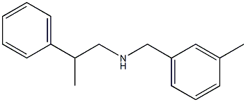 [(3-methylphenyl)methyl](2-phenylpropyl)amine 结构式