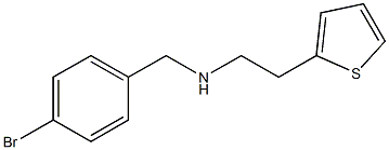 [(4-bromophenyl)methyl][2-(thiophen-2-yl)ethyl]amine 结构式