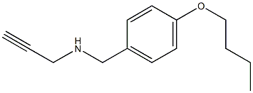 [(4-butoxyphenyl)methyl](prop-2-yn-1-yl)amine 结构式