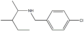 [(4-chlorophenyl)methyl](3-methylpentan-2-yl)amine 结构式