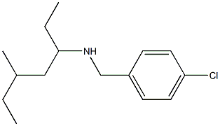 [(4-chlorophenyl)methyl](5-methylheptan-3-yl)amine 结构式