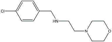 [(4-chlorophenyl)methyl][2-(morpholin-4-yl)ethyl]amine 结构式