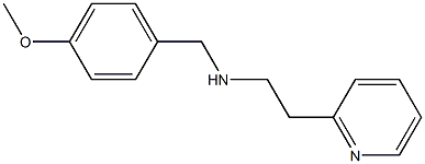 [(4-methoxyphenyl)methyl][2-(pyridin-2-yl)ethyl]amine 结构式