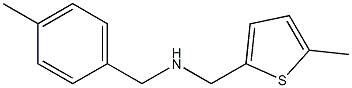 [(4-methylphenyl)methyl][(5-methylthiophen-2-yl)methyl]amine 结构式