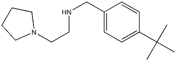 [(4-tert-butylphenyl)methyl][2-(pyrrolidin-1-yl)ethyl]amine 结构式