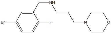 [(5-bromo-2-fluorophenyl)methyl][3-(morpholin-4-yl)propyl]amine 结构式