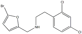 [(5-bromofuran-2-yl)methyl][2-(2,4-dichlorophenyl)ethyl]amine 结构式