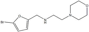 [(5-bromofuran-2-yl)methyl][2-(morpholin-4-yl)ethyl]amine 结构式