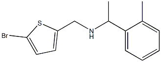 [(5-bromothiophen-2-yl)methyl][1-(2-methylphenyl)ethyl]amine 结构式