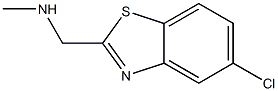 [(5-chloro-1,3-benzothiazol-2-yl)methyl](methyl)amine 结构式
