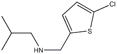 [(5-chlorothiophen-2-yl)methyl](2-methylpropyl)amine 结构式