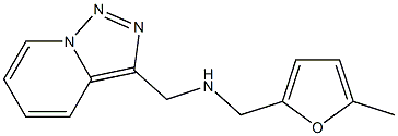 [(5-methylfuran-2-yl)methyl]({[1,2,4]triazolo[3,4-a]pyridin-3-ylmethyl})amine 结构式