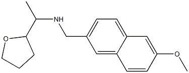 [(6-methoxynaphthalen-2-yl)methyl][1-(oxolan-2-yl)ethyl]amine 结构式