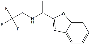 [1-(1-benzofuran-2-yl)ethyl](2,2,2-trifluoroethyl)amine 结构式
