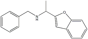 [1-(1-benzofuran-2-yl)ethyl](benzyl)amine 结构式