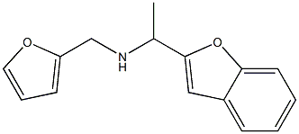 [1-(1-benzofuran-2-yl)ethyl](furan-2-ylmethyl)amine 结构式