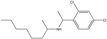 [1-(2,4-dichlorophenyl)ethyl](octan-2-yl)amine 结构式