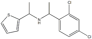 [1-(2,4-dichlorophenyl)ethyl][1-(thiophen-2-yl)ethyl]amine 结构式