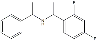 [1-(2,4-difluorophenyl)ethyl](1-phenylethyl)amine 结构式