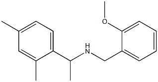 [1-(2,4-dimethylphenyl)ethyl][(2-methoxyphenyl)methyl]amine 结构式