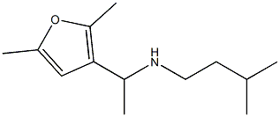 [1-(2,5-dimethylfuran-3-yl)ethyl](3-methylbutyl)amine 结构式